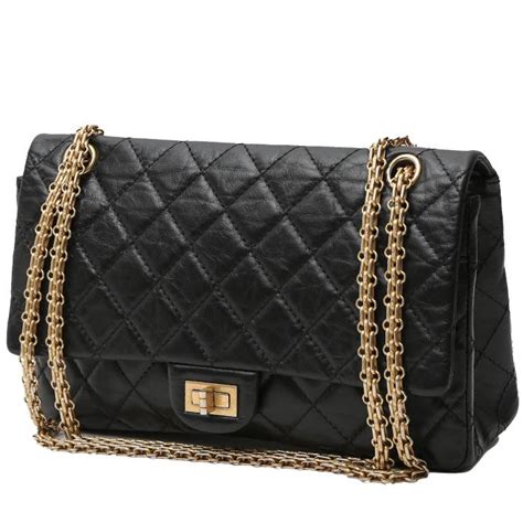 chanel 2 color vlack and white bag|chanel 2.55 bag.